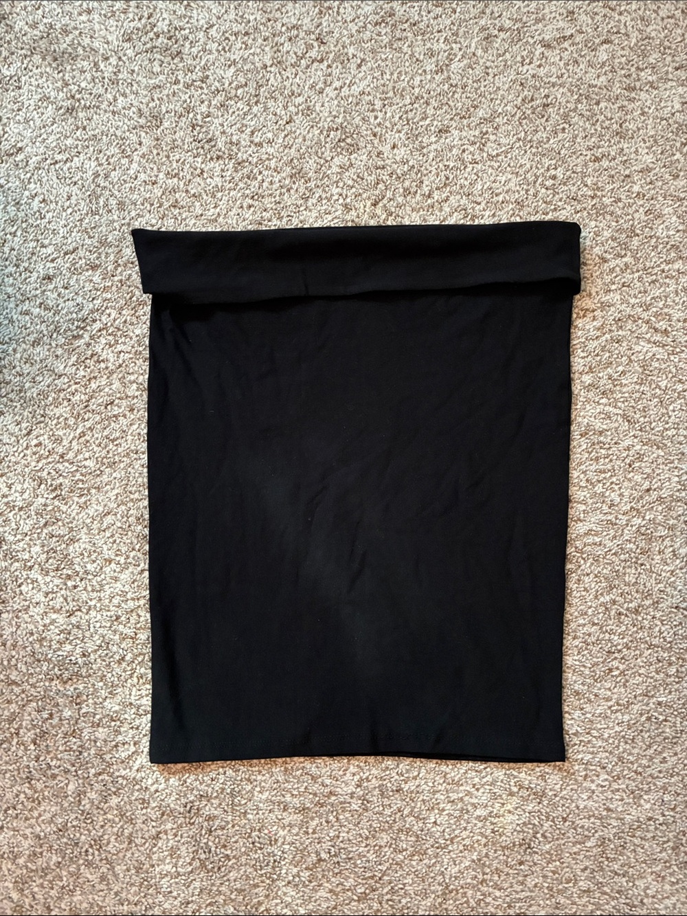 torrid Black Fold-Over Waist Pencil Skirt